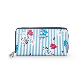 Damenbrieftasche MONY L Navy Flowers